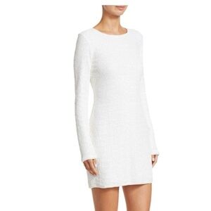 Bailey 44 Heart of Glass White Sequin Mini Dress XS NWT